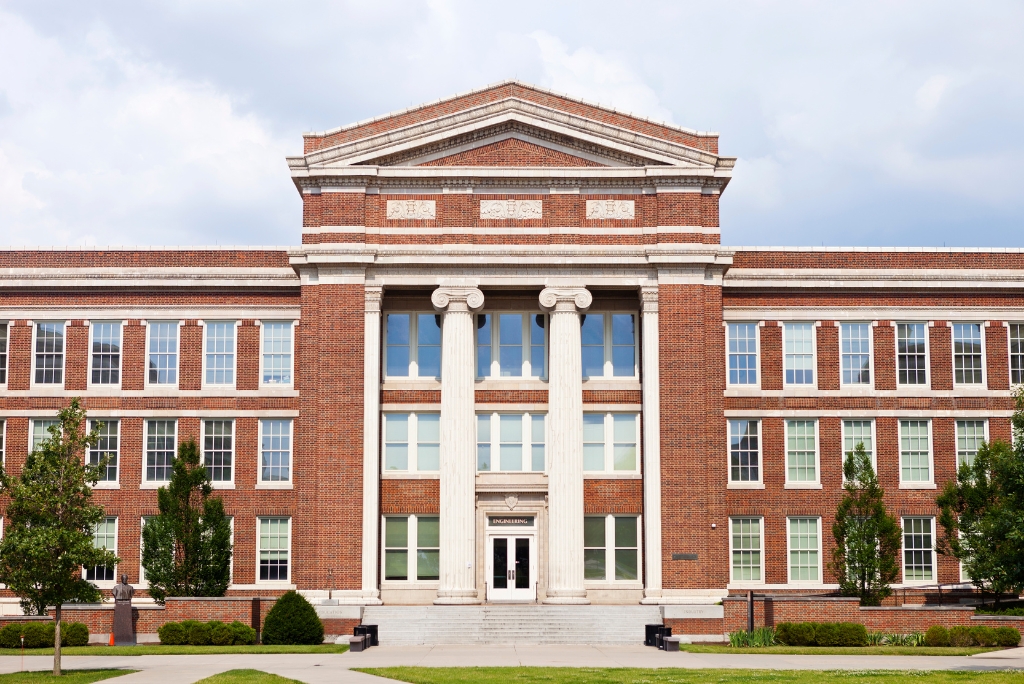 Prestigious university campus building representing T20 top college admissions and application planning.