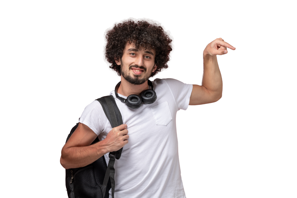 Student representing an undergraduate computer science admissions strategy and college application planning.